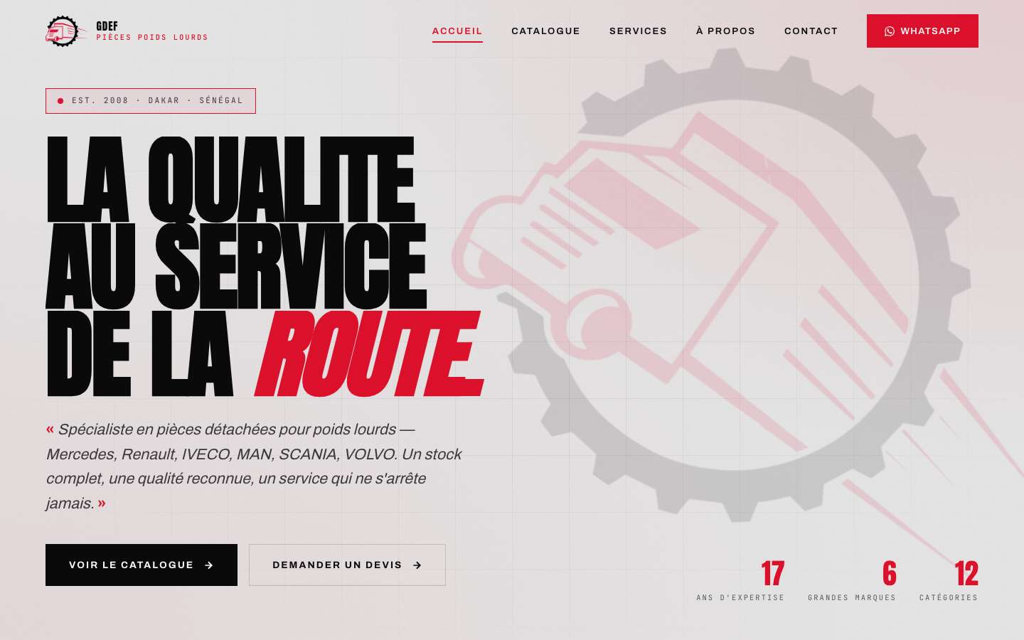 GDEF Pièces Poids Lourds